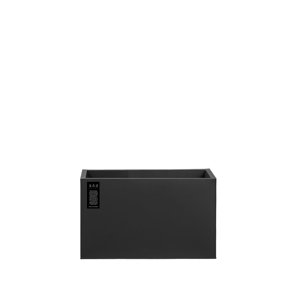 گلدان فلزی بزرگ سایز 40x20x30 - سیلیس